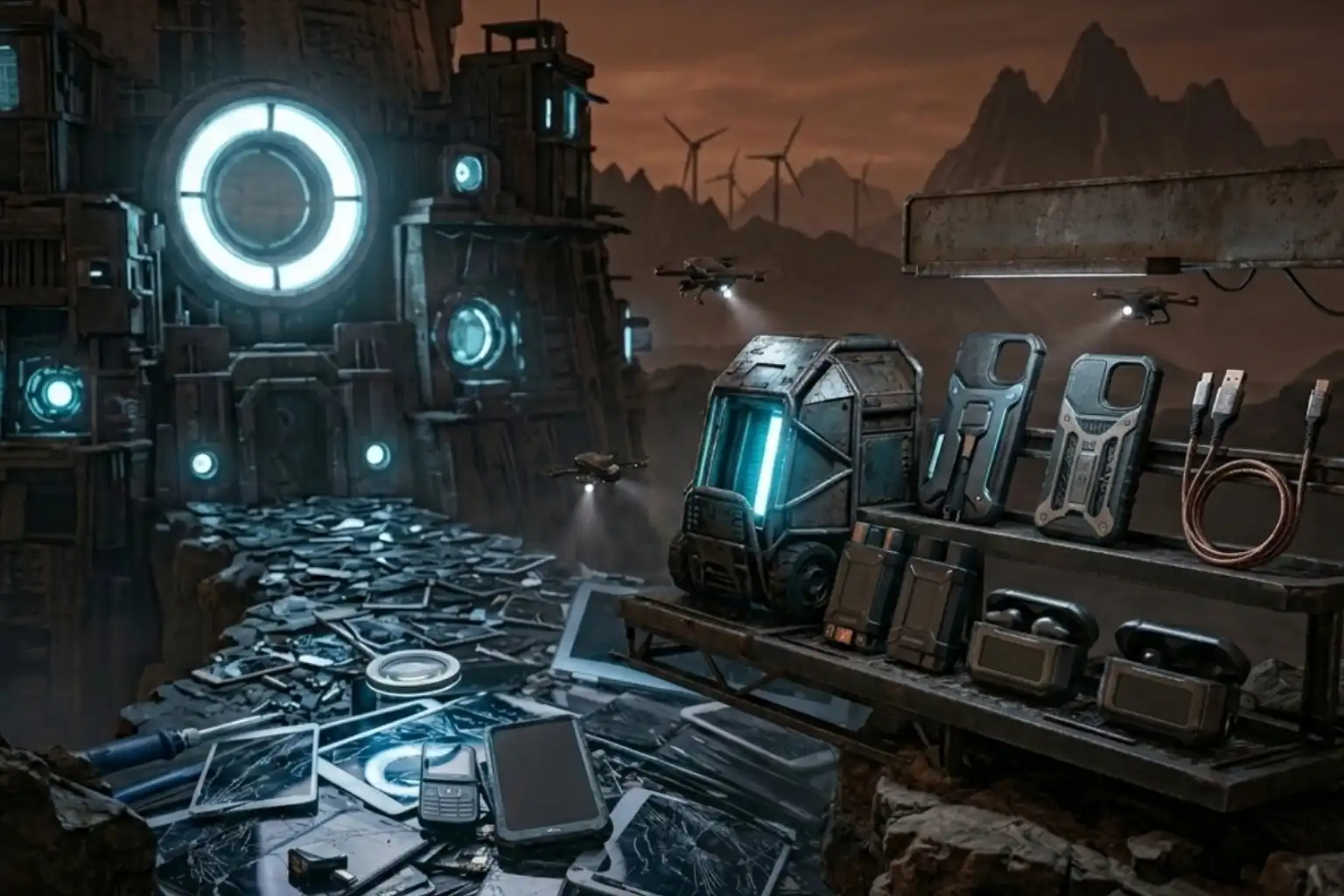 Mobile phone accessories at Pine Cell Repair in Sanford NC