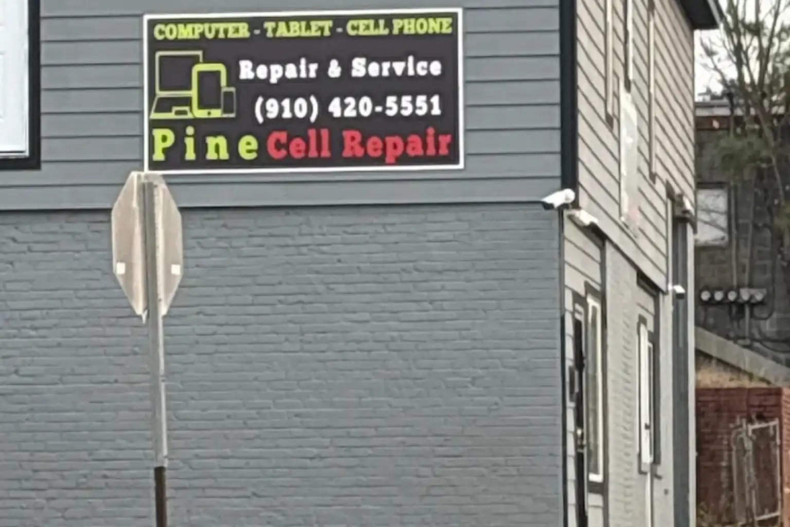 Pine Cell Repair store interior in Sanford NC