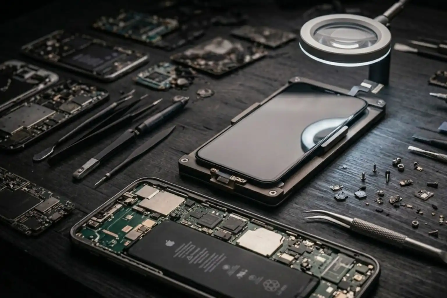 Phone screen replacement service at Pine Cell Repair in Sanford NC